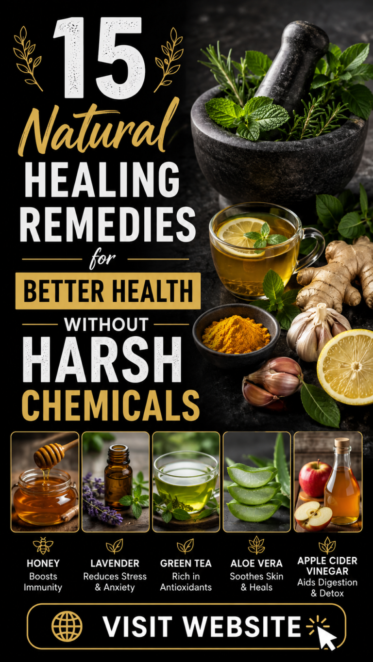 15 Natural Healing Remedies for Better Health Without Harsh Chemicals