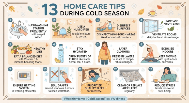 13 Home Care Tips During Cold Season