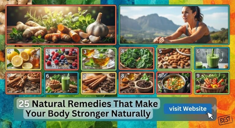 25 Natural Remedies for a Stronger Body
