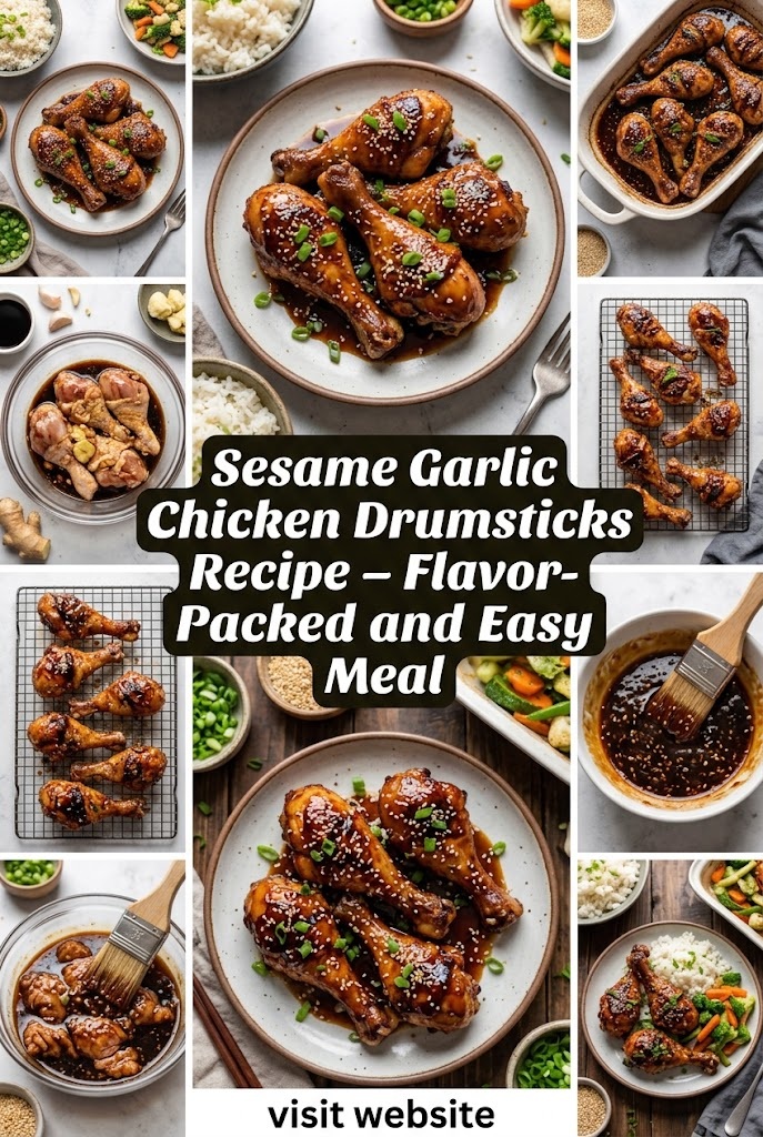 Sesame Garlic Chicken Drumsticks Recipe – Flavor-Packed and Easy Meal
