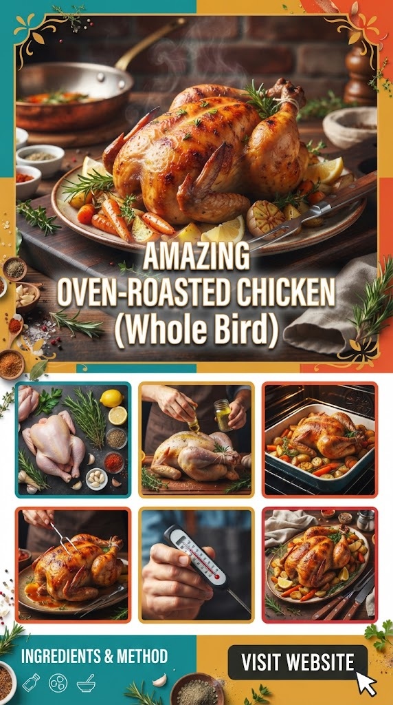 Oven-Roasted Chicken (Whole Bird)