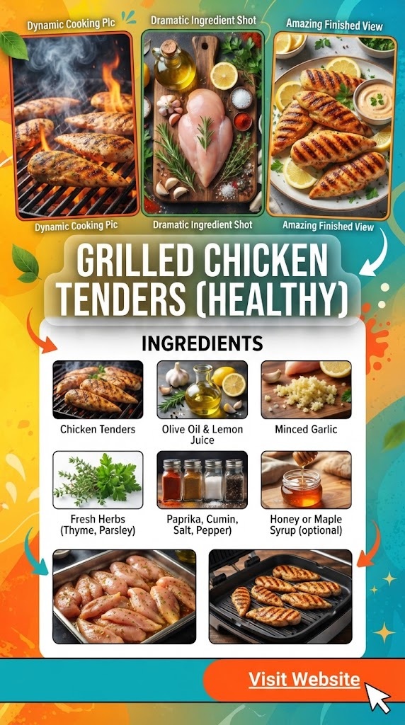 Grilled Chicken Tenders (Healthy)