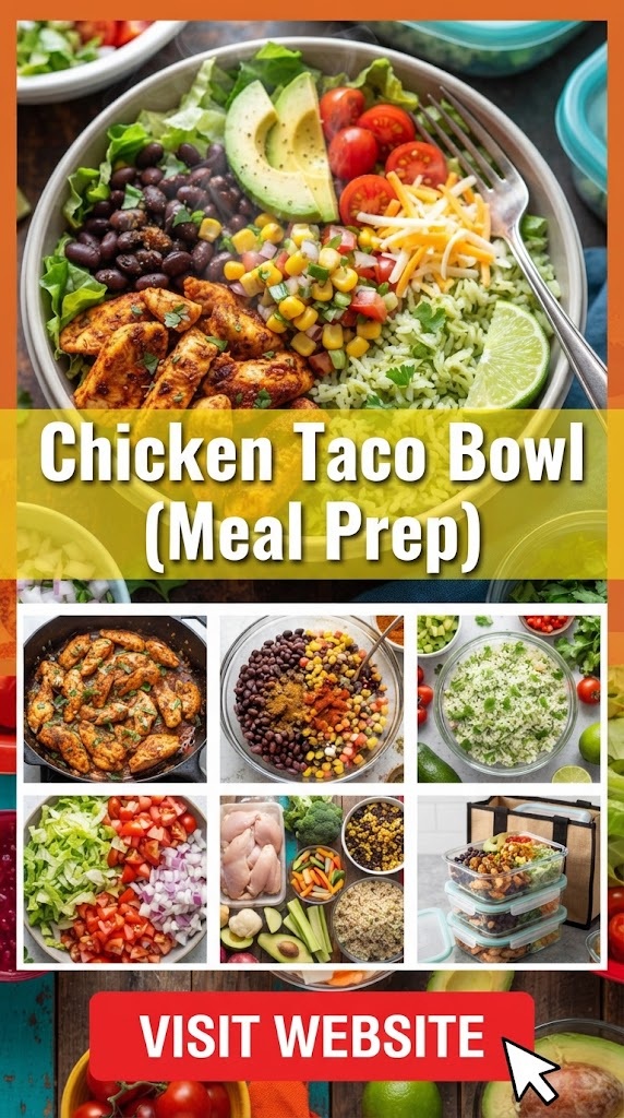 Chicken Taco Bowl (Meal Prep)