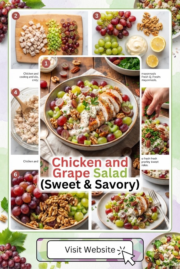 Chicken and Grape Salad (Sweet & Savory)
