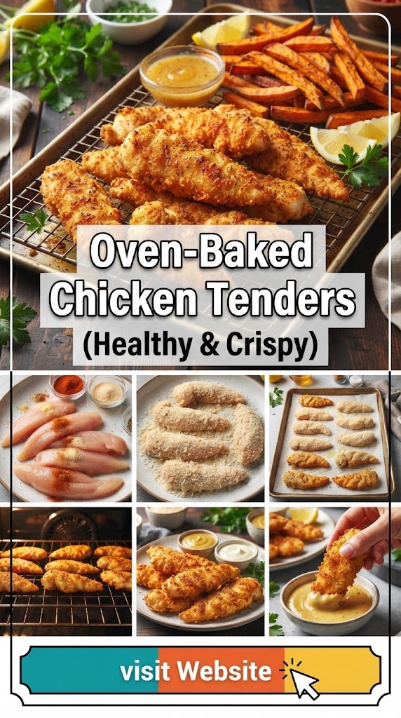 Oven-Baked Chicken Tenders (Healthy)