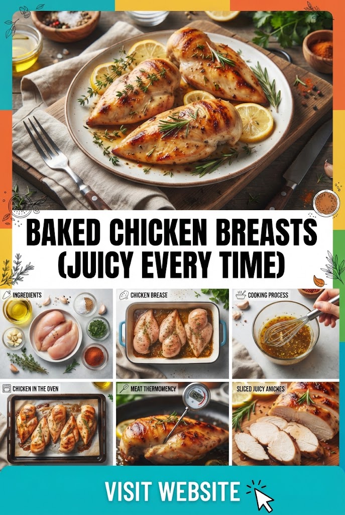 Baked Chicken Breasts (Juicy Every Time)