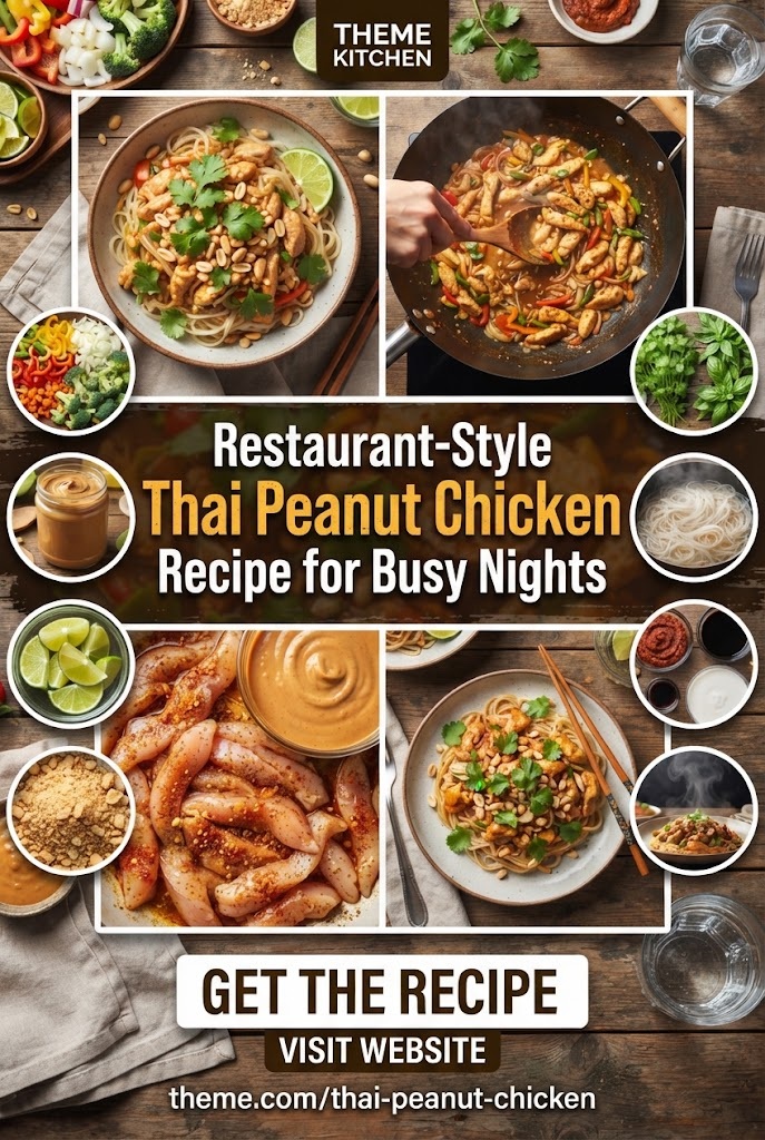 Restaurant-Style Thai Peanut Chicken Recipe for Busy Nights