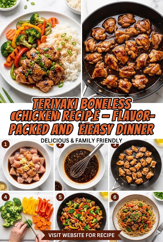 Teriyaki Boneless Chicken Recipe – Flavor-Packed and Easy Dinner