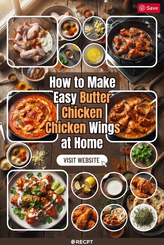 How to Make easy butter chicken chicken wings at Home