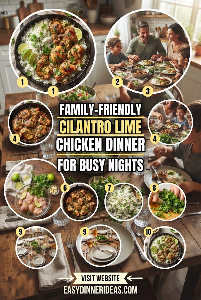 Family-Friendly Cilantro Lime Chicken Dinner Idea for Busy Nights
